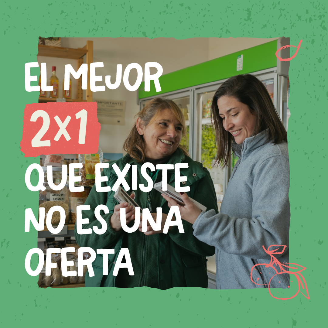 Porque si consumes en nuestras tiendas <a href="/bioalverde/">BioAlverde</a>  de alimentación, cafeterías o tienda de ropa, estarás adquiriendo productos sostenibles a la vez que ayudas al acompañamiento y empleo de personas vulnerables
Únete al movimiento BioAlverde, únete a la #EconomíaSolidaria.