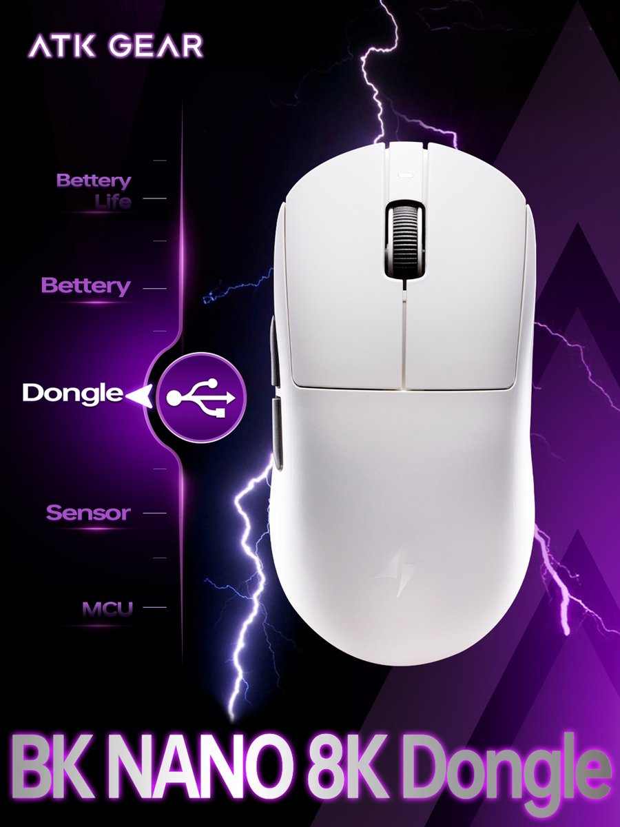 Level up your loadout. 🚀 The Dragonfly A9 Pro Max is engineered for the win. From signal to sensor, every detail is built for elite precision.
🔍 Inside the beast: 🔹 BEKEN custom MCU   🔹 PAW3395 Ultra sensor   🔹 NANO 8K Dongle
⚙️ These aren’t just specs—they’re your edge in