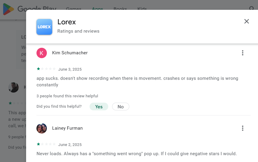 Worst Chinese Lorex camera/app products on GooglePlay-(Sucks-Lorex-Corp-Camera-Products => [1-star] Lorex-Corp belong to China)(Junk)-ALTM#{Evaluated=>Garbage} User-talk: {Arthur Wang- 13 May ...orded via lorex cameras.}👎(in a shell=>Terrible LorexCorp)#255674
