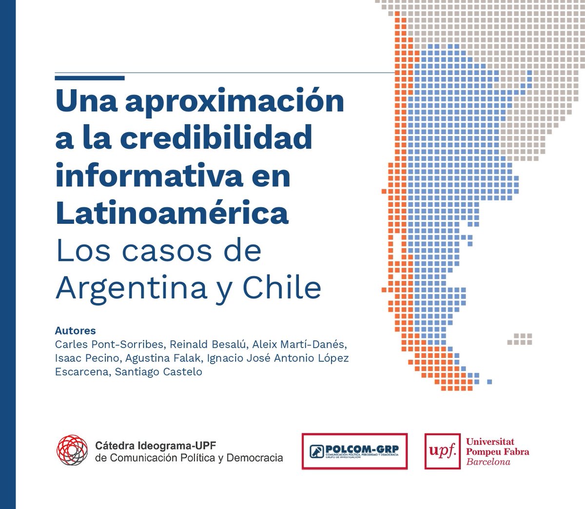 📢 Nuevo #informe de la Cátedra:
Una aproximación a la #credibilidad informativa en Latinoamérica. Los casos de Argentina y Chile

📰📺 Las noticias en medios convencionales digitales se perciben como las más creíbles; en redes sociales, las que menos

🔗 shorturl.at/wp9Qg