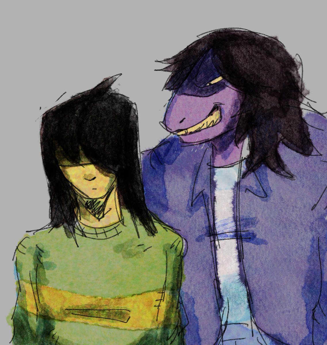 MossyRock120's tweet image. hello guys I am opening comms for about $11.99USD/$16.22SGD because i would like to buy and play Fear and Hunger Termina when my laptop is fixed 😁 Art examples: