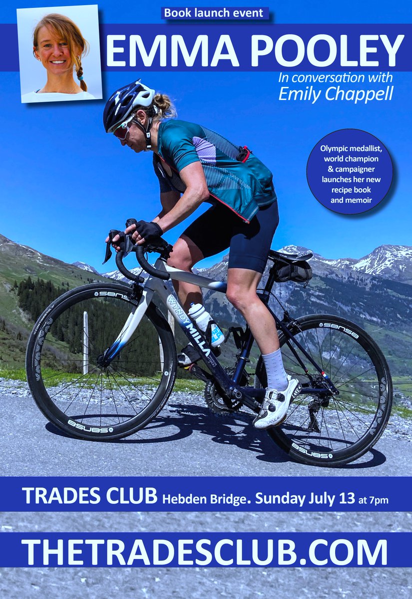 Third Umpire (@thethirdumpire) on Twitter photo Just on sale: 13 July - Olympic silver medallist (and serial world champion) <a href="/PooleyEmma/">Emma Pooley</a> launches her new memoir and recipe book Oat to Joy in conversation with adventurer Emily Chappell at #HebdenBridge <a href="/thetradesclub/">The Trades Club</a> . Full tour dates: radiodaysevents.com/2025/06/06/emm… Just on sale: 13 July - Olympic silver medallist (and serial world champion) <a href="/PooleyEmma/">Emma Pooley</a> launches her new memoir and recipe book Oat to Joy in conversation with adventurer Emily Chappell at #HebdenBridge <a href="/thetradesclub/">The Trades Club</a> . Full tour dates: radiodaysevents.com/2025/06/06/emm…