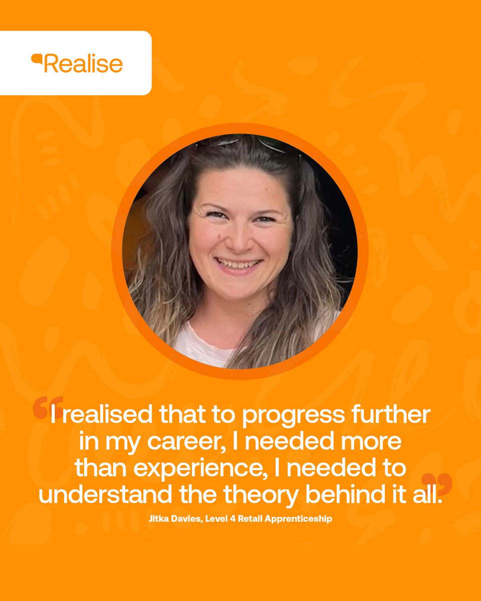 From Shop Floor to Strategy 🚀
Jitka Davies turned her love for retail into a powerful career progression, thanks to a Level 4 Retail Management apprenticeship and an inspiring mentor. 💡

👉 Read her story here:
go.realise.training/441FXXT

#BusDriving #Realise