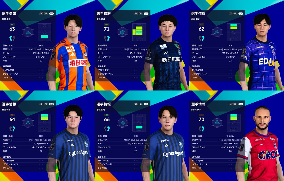 Converted the face from eFootball to PES2021  
#Pes2021face #eFootball2025 #FaceConvert #J1League
kit maker by waserin  

Download Link
mega.nz/file/x2d1wRDJ#…
