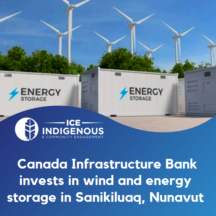 The project will feature a 1 MW wind turbine and a 1 MW-hour energy storage system and is expected to offset up to 70% of diesel usage.
 lnkd.in/gHYAwbEX #indigenous