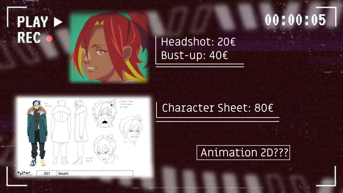 🛹J'ouvre des commissions d'urgence
Pour la première fois, je vais devoir vous demander de l'aide
Donc si mes petits dessins vous intéressent: VOILA
Et si vous voulez une animation je ne sais pas si je serai en mesure de la fournir mais je peux essayer (je détaillerai en réponse)