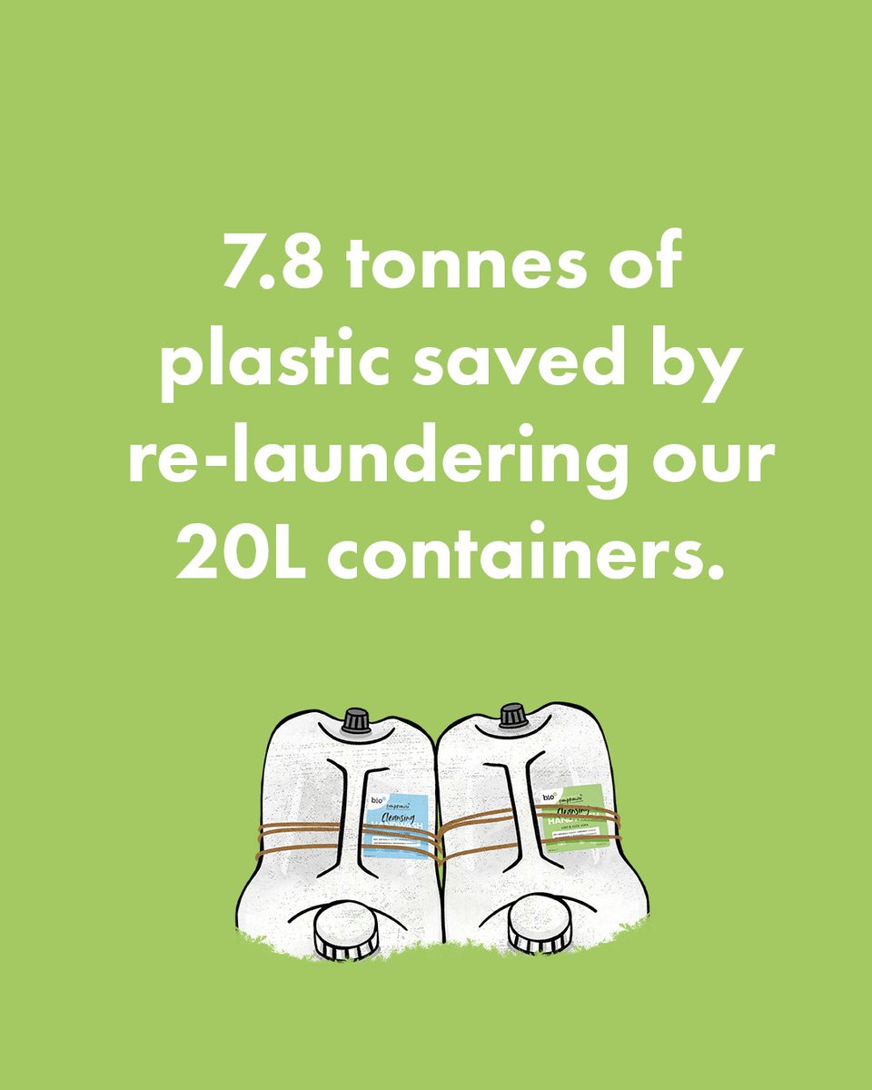 It’s #WorldRefillDay 🌍

Since 2021, we’ve relaundered 18,228 Bio-D 20L containers through our FREE Closed Loop return service.

Every refill at home, work or your refill shop supports circular living.

Read how in our latest #blog: biod.co.uk/blog/company-n… 

#SustainableLiving