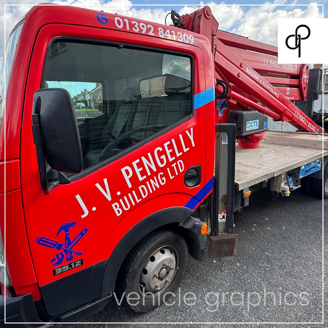 QuickPrintUK's tweet image. Well, this was a first!
 
Signwriting our first cherry-picker for J.V.Pengelly was a fantastic new task!
 
Heighten your vehicles impact on the road, contact the team for ideas:
quickprint.co.uk/product/vehicl…
 
#VehicleGraphics #VanSignWriting #VehicleDecals #VehicleLivery #VehicleWrap