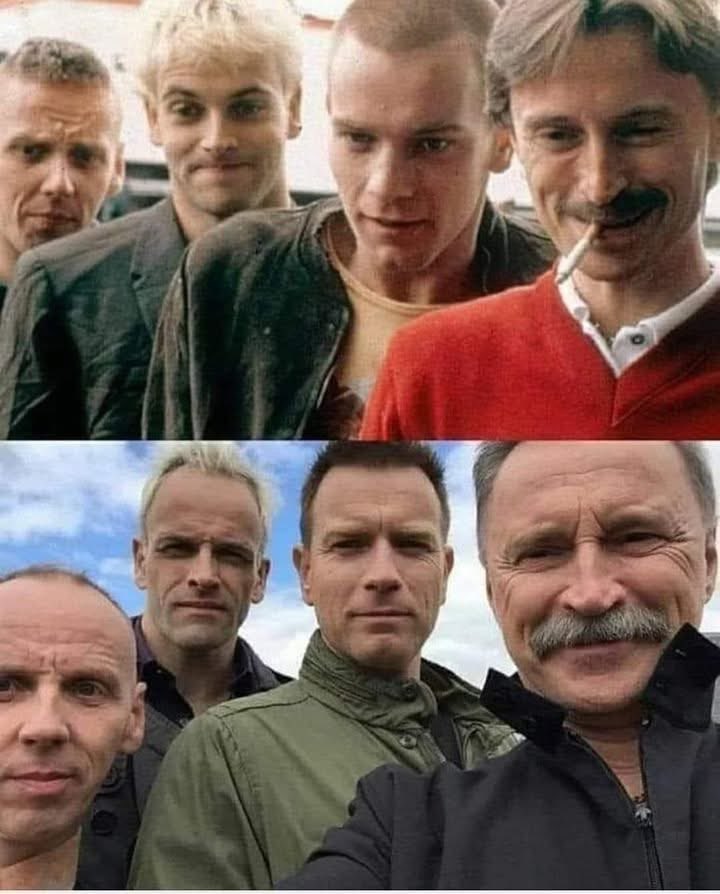 27 años de diferencia… Eligieron la vida❤️
Son unos titanes

📸 - Trainspotting