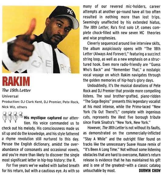 olskooljam's tweet image. そういえばRakimの近作G.O.D.s Networkには今まで必ずと言っていいほどあったNick Wizのクレジットがなかったんですよね

コチラは元々は1stソロのNickお蔵入り曲？だったようですがそれにしてはあまりに聴き応えがありすぎです。インストCLASSIC🔥

#Rakim #NickWiz