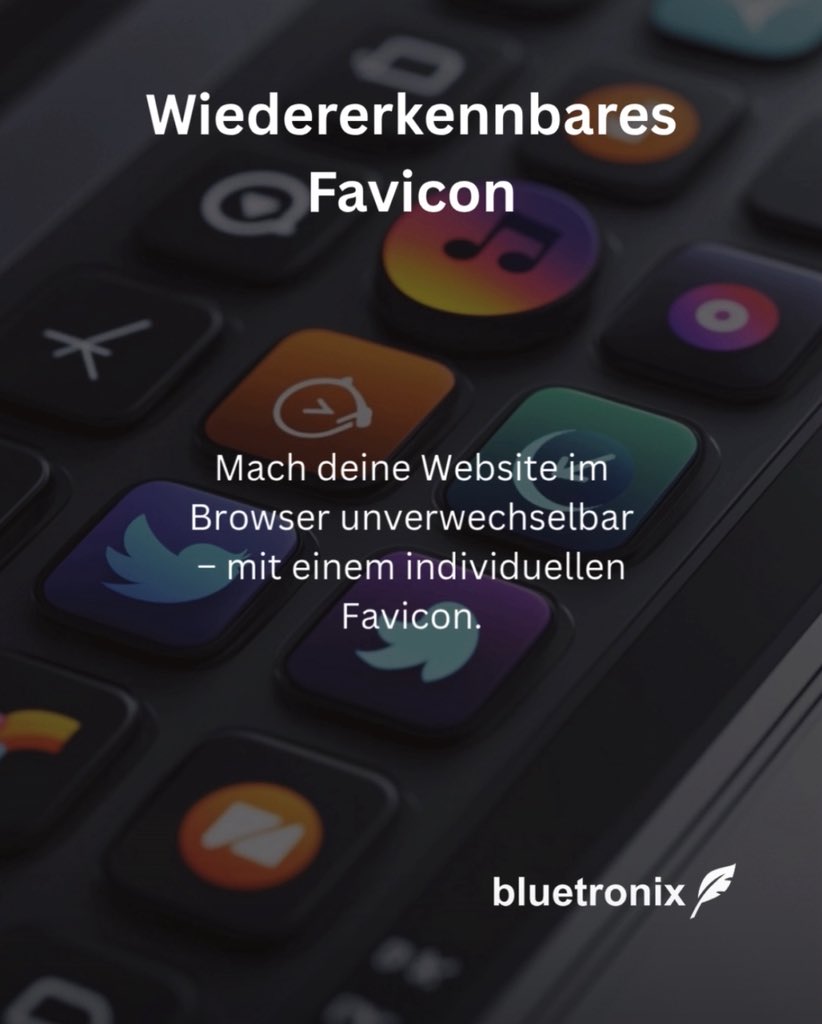 bluetronix_D's tweet image. 🌟 Favicon: klein, aber markant! Mach deine Seite unverwechselbar. #FaviconDesign #BrandingDetails