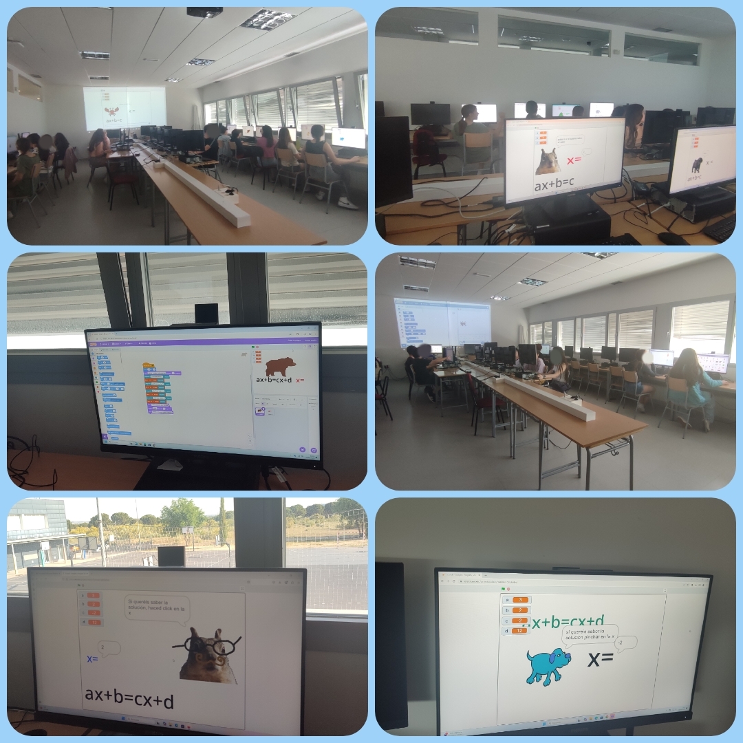 CDE_Valladolid's tweet image. #ProgramaEscuela40 en @BoecilloCeo trabajando el pensamiento computacional con alumnos de 2ºESO en la asignatura de Matemáticas creando un programa con @scratch para resolver ecuaciones de primer grado.
@educacyl @cfievalladolid