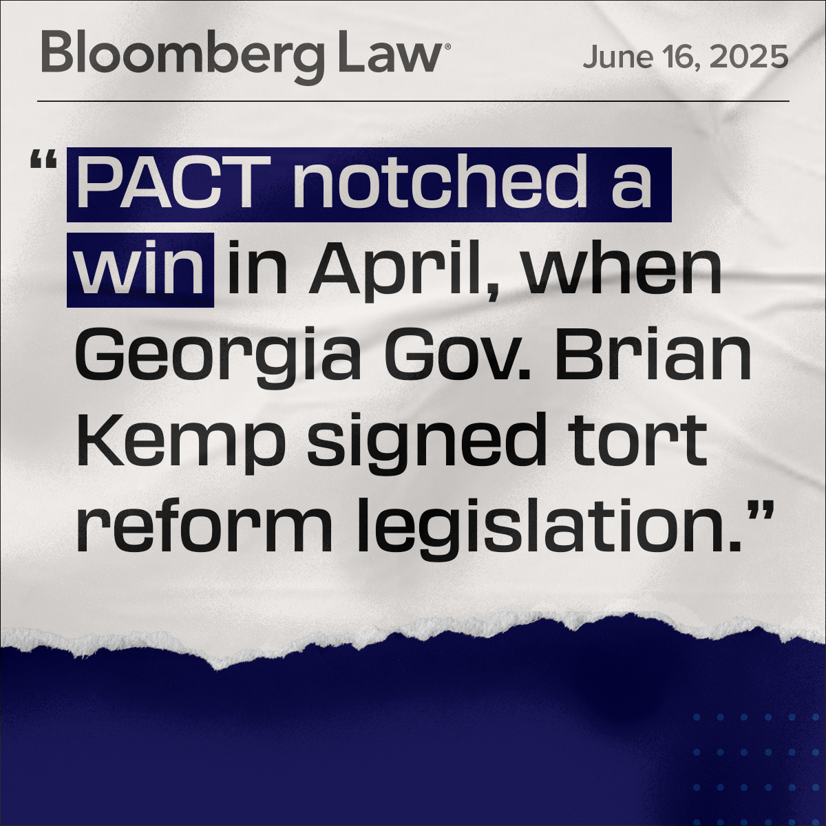 Protecting American Consumers Together (PACT) (@pactconsumers) on Twitter photo ICYMI in <a href="/BLaw/">Bloomberg Law</a>:
"@PACTConsumers notched a win in April."
news.bloomberglaw.com/business-and-p⦠ICYMI in <a href="/BLaw/">Bloomberg Law</a>:
"@PACTConsumers notched a win in April."
news.bloomberglaw.com/business-and-pā¦