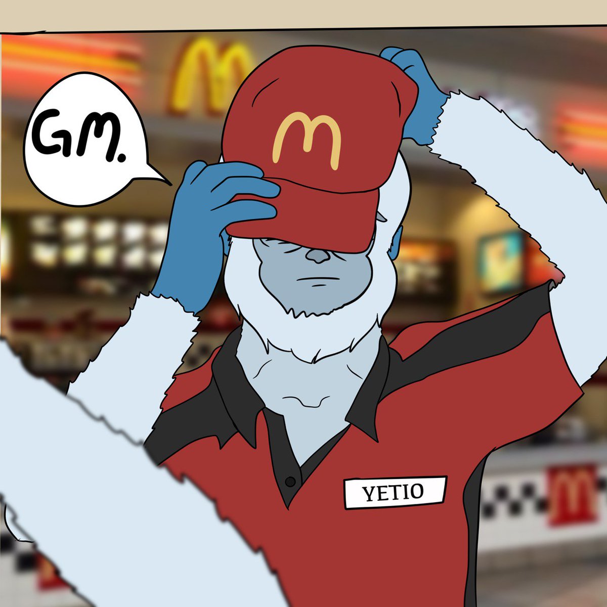 Time to clock in Yeti Fam