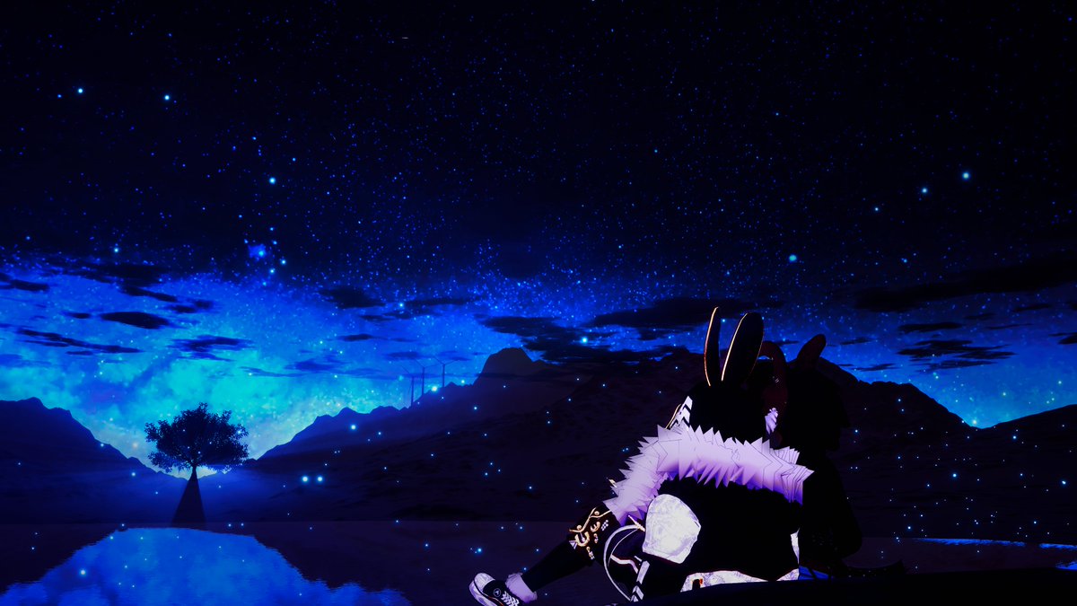 Just Two Buns Under Countless Stars
{#VRChatPhotos} - {#bunnies} - {#vrchat} - {#furryfandom} - {#VRChatPhotography}