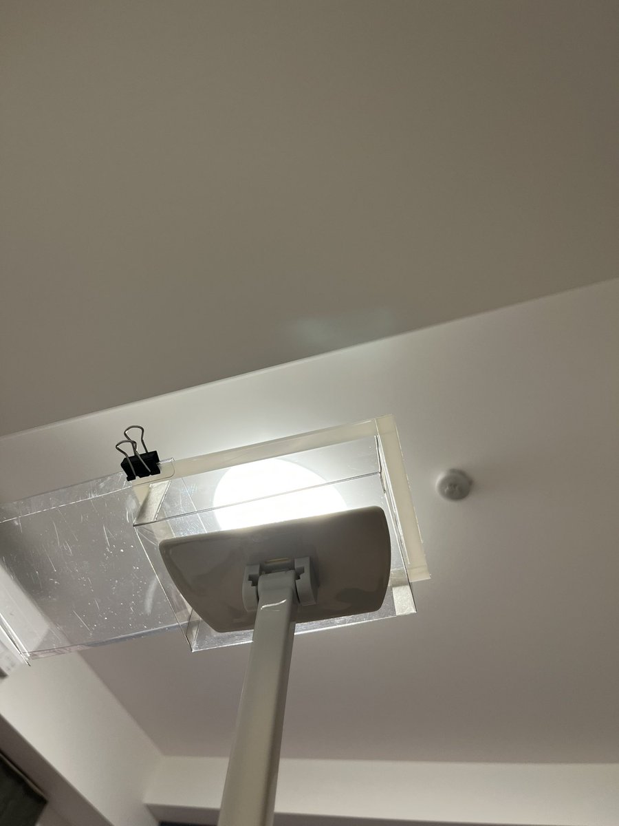 Na29978475's tweet photo. 今まで虫出たら友達と親に連絡して来てもらってだけど5ミリくらいの虫はどうにできるようにしたい。触角が、。、この虫取りのやつしかないけど虫は電球にいる。どうしたものか。蜂駆除の人の服あればいける気がするのに。 https://t.co/OQRHFc0dzQ