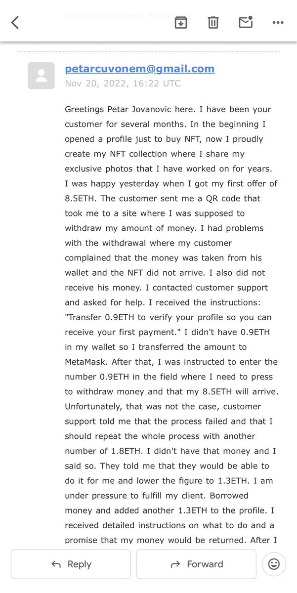 cuvonem's tweet photo. They never shared it… So I will…
@opensea #Scam https://t.co/duRn6Br2TB