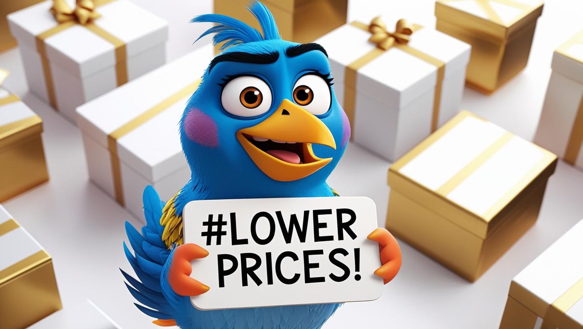 Do you want #LowerPrices on THE BOX 🎁upgrades?

Comment #LowerPrices HERE and before the weekend, we'll make ALL UPGRADES CHEAPER.

More comments = Lower prices.

Let's gooooo 🐦
