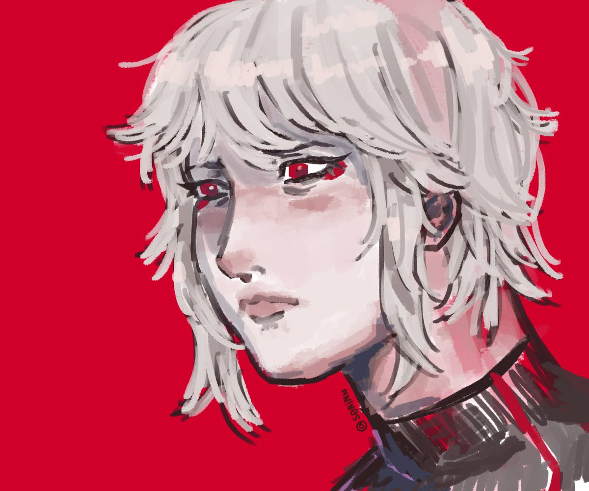 s0rinw's tweet photo. trying out smn new #SIGNALIS #signalisfanart #ArianeYeong #pridemonth #arianeyeongfanart #arianesignalis #digitalfanart #indiegames #roseengine https://t.co/Ts7inGumeW