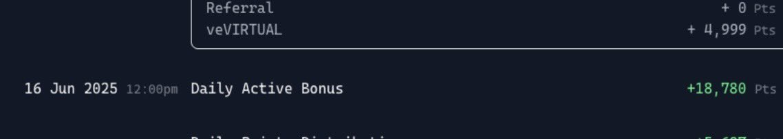 I think people are over complicating getting DAB from <a href="/virtuals_io/">Virtuals Protocol</a>. I have a small portfolio mainly in <a href="/Vader_AI_/">Vader</a> and am making this much. Follow and repost for alpha.