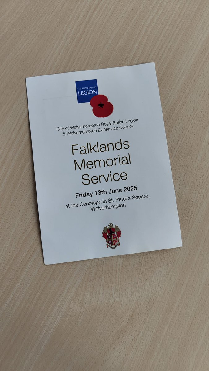 Councillors Paul Appleby, Jonathan Crofts, Wendy Thompson, Simon Bennett, Sally Garner and Paul Singh all attended the Falklands Memorial Service last Friday at the Cenotaph.