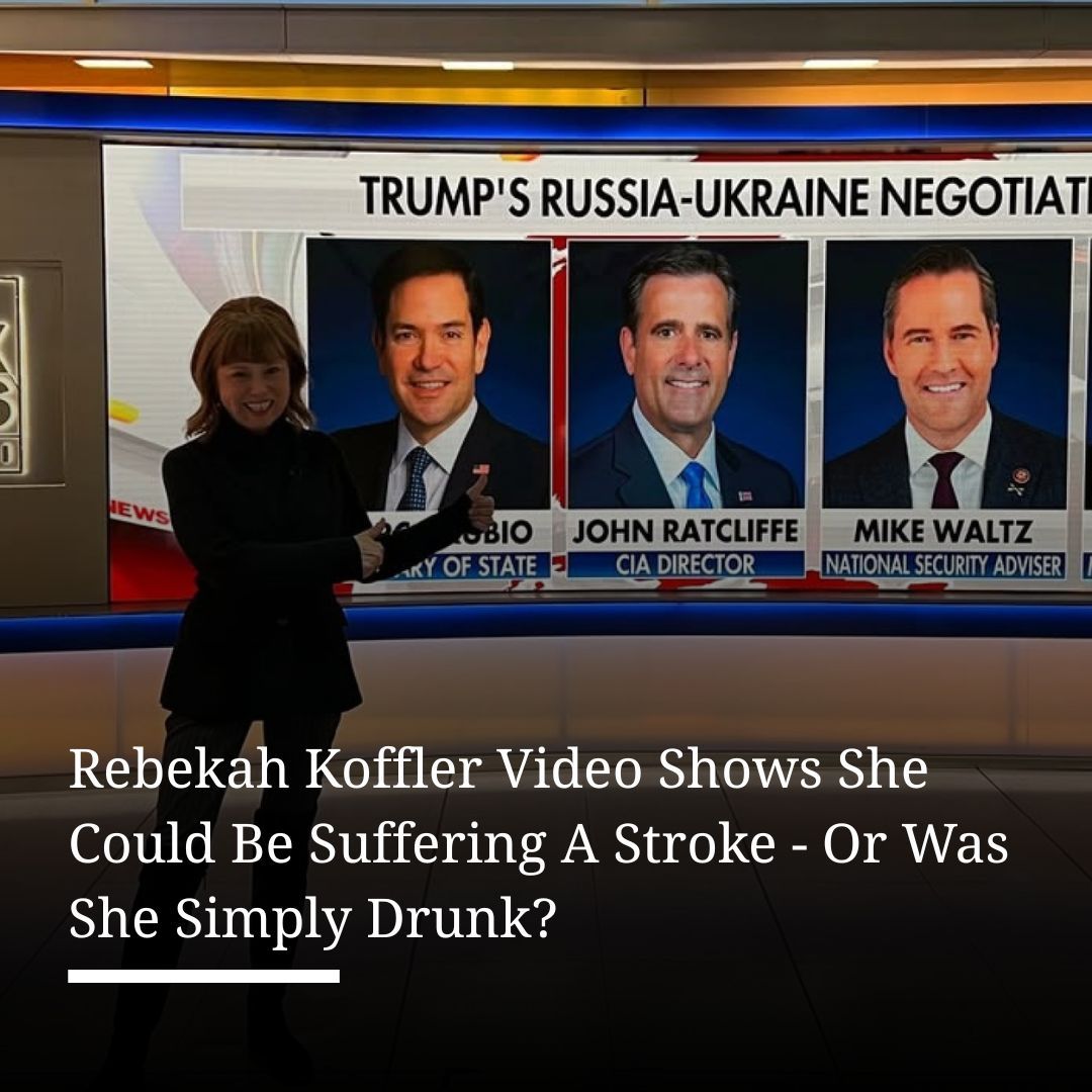 IBTimesUK's tweet photo. Rebekah Kofflerโs bizarre Fox News appearance sparks viral debate - stroke or intoxication?
#FoxNewsFail ##LiveTVGoneWrong
Read More: https://t.co/JcuiIhQx8h https://t.co/CT9PJchKmi