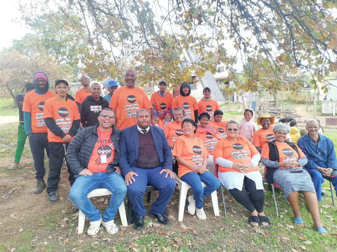 ForGoodZA's tweet photo. 🌟 GOOD is Growing in Villiersdorp! 🌟

Today GOOD successfully launched a new branch in Ward 5 (Highnoon), Villiersdorp.

Thank you to the community for showing up and standing for a better future. 💛💜🧡

#GOODParty #Villiersdorp #switchtogood https://t.co/yzYbnnJrmL