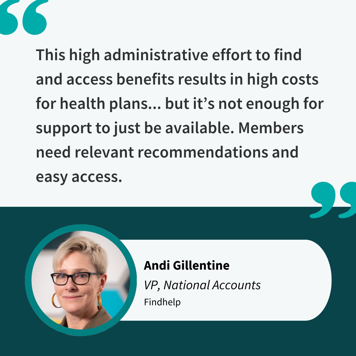 itsfindhelp's tweet image. @itsfindhelp&apos;s Andi Gillentine is featured on @histalk discussing how intelligent search can transform VAB delivery ⭐

VABs have the power to impact quality measures, quality of care, and overall health—how do we ensure utilization?

📰 Andi&apos;s answer ▶ hubs.li/Q03sdzmD0