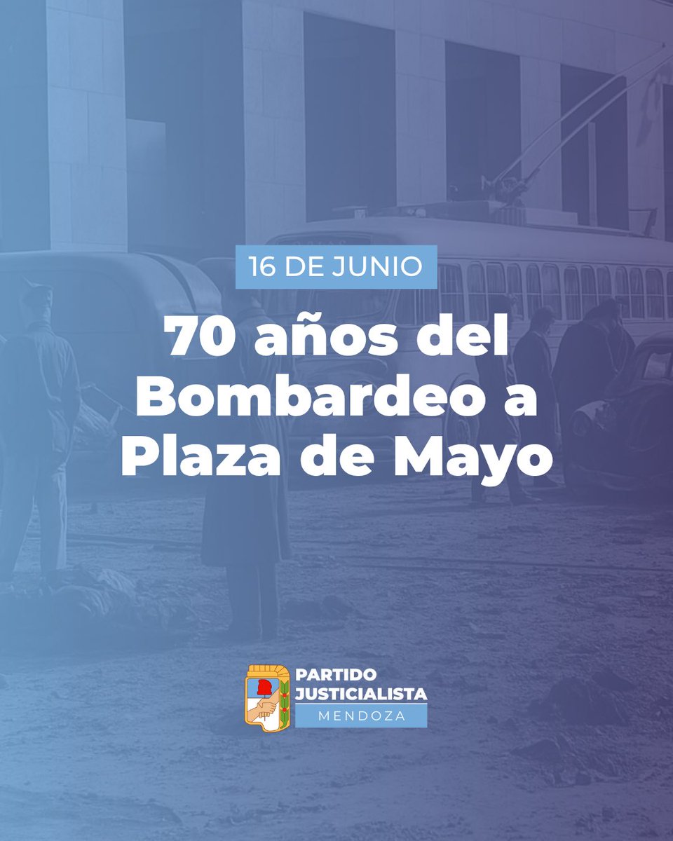 ¡NO NOS HAN VENCIDO! ✌🏻

#PartidoJusticialista #Mendoza #Argentina #BombardeoPlazaDeMayo