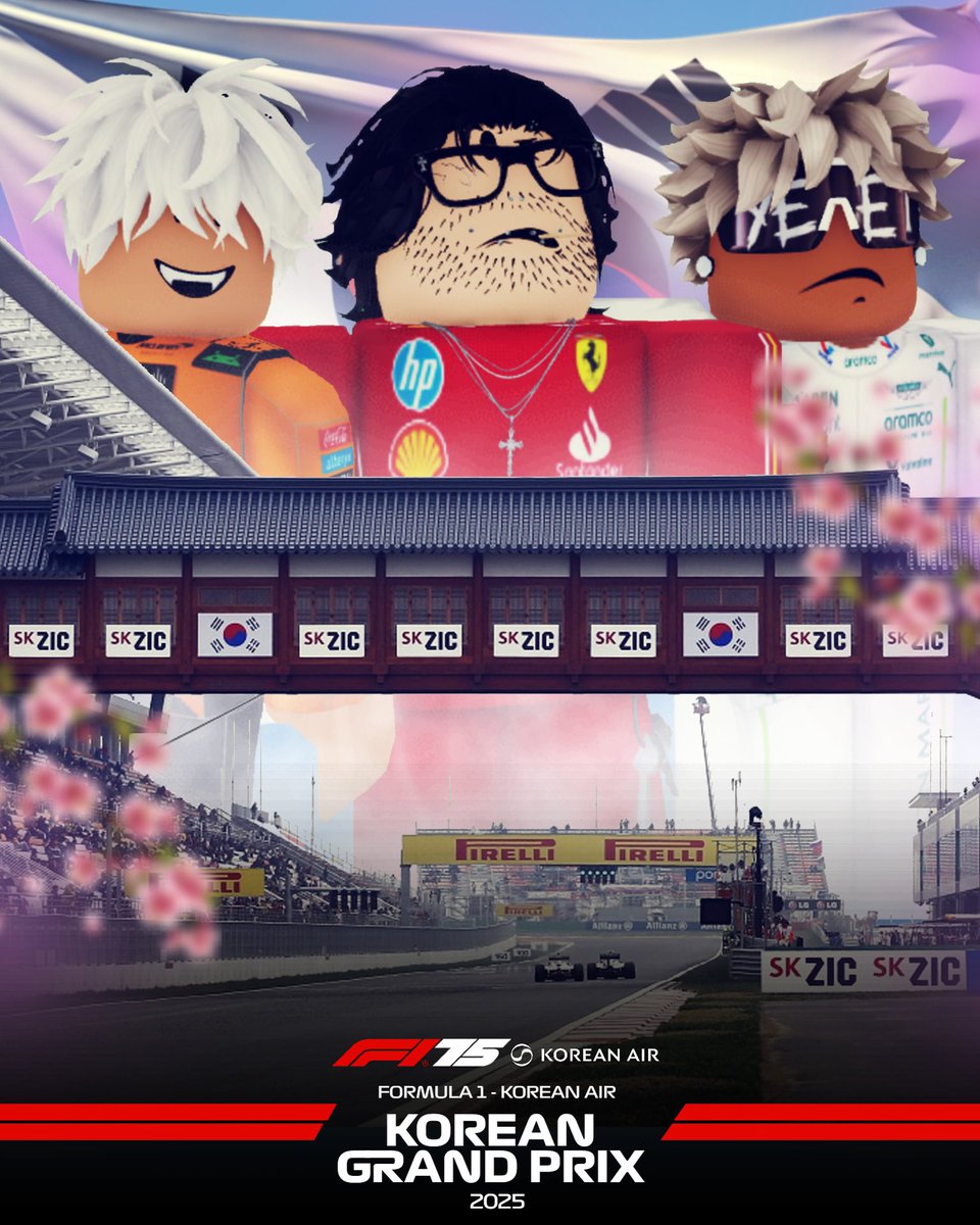FormulaOneBlox's tweet photo. IT’S KOREAN RACE WEEK! 🇰🇷🌸

Dates: June 21-22
Neighborhood: ThatzFierce https://t.co/b0NOzNHu2h