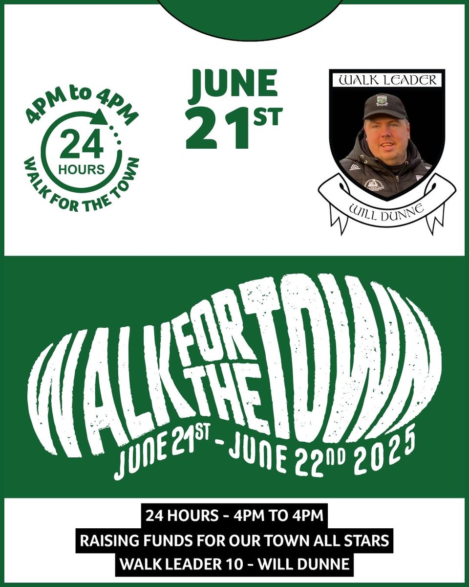 Walk For The Town Leader 10 - Will Dunne
Get all the latest news on the Portlaoise GAA Club app member.clubspot.app/club/portlaois…