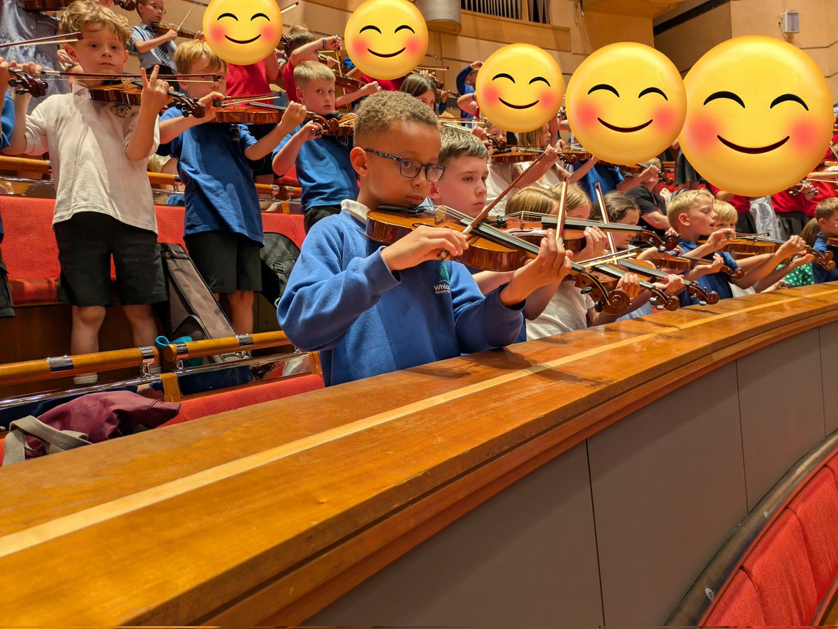 Well done to our wonderful year 3 children who performed at the Symphony Hall today! ⭐