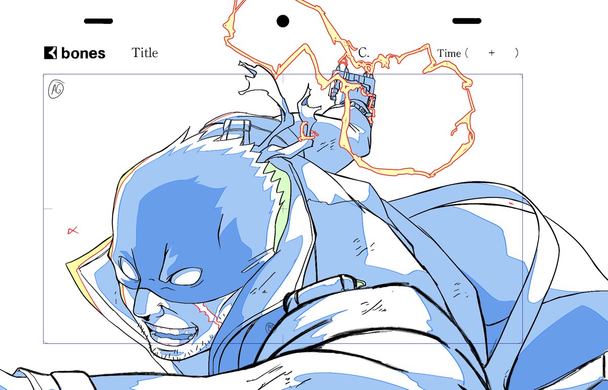 MHA VIGILANTE 第11話の16カットのレイアウトと原画を担当させていただきました。
川尻さんと斉藤さん、ご協力とご信頼をいただきありがとうございました。
エピソードを楽しんでいただけたなら幸いだ！!✨