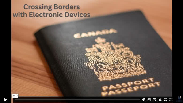 The confidential information that legal professionals have in their devices is not only subject to theft but also might be accessed by authorities such as customs officers. Learn how to protect information when crossing international borders. bit.ly/3FWs3hT #Borders