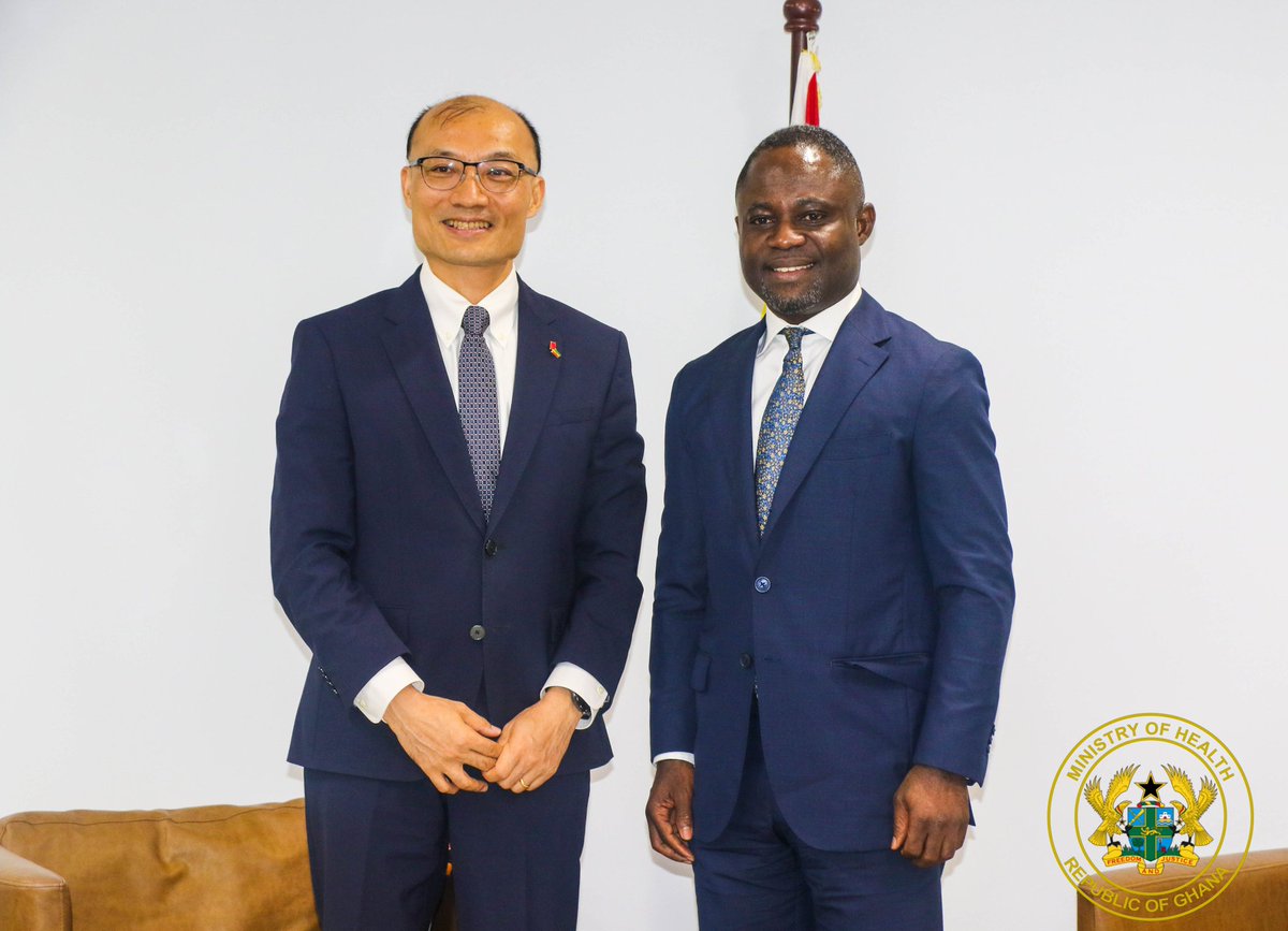 mohgovgh's tweet photo. During the meeting, both parties explored opportunities for collaboration in healthcare delivery, infrastructure development, and traditional medicine. https://t.co/2bMhmFpvdi