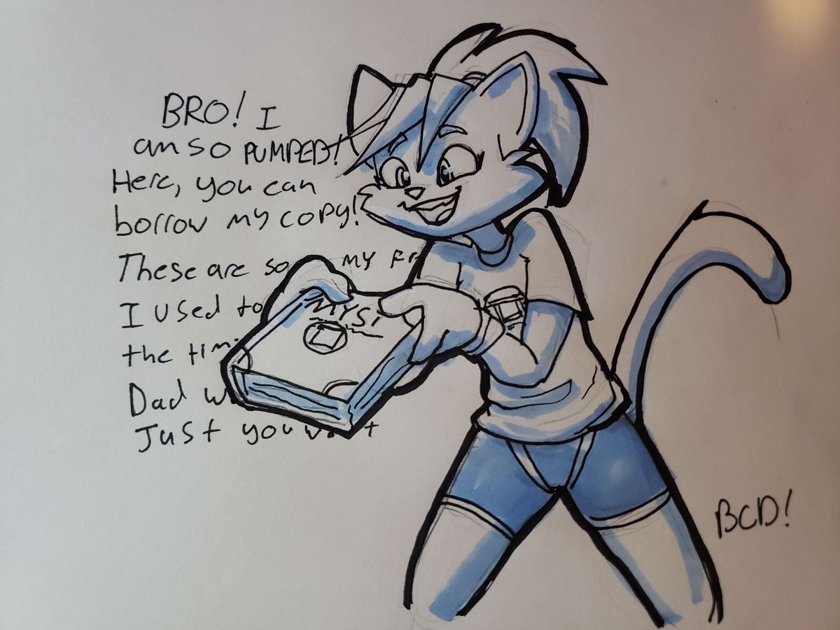 Amber dawdle  

She's excited you're getting into the series she likes