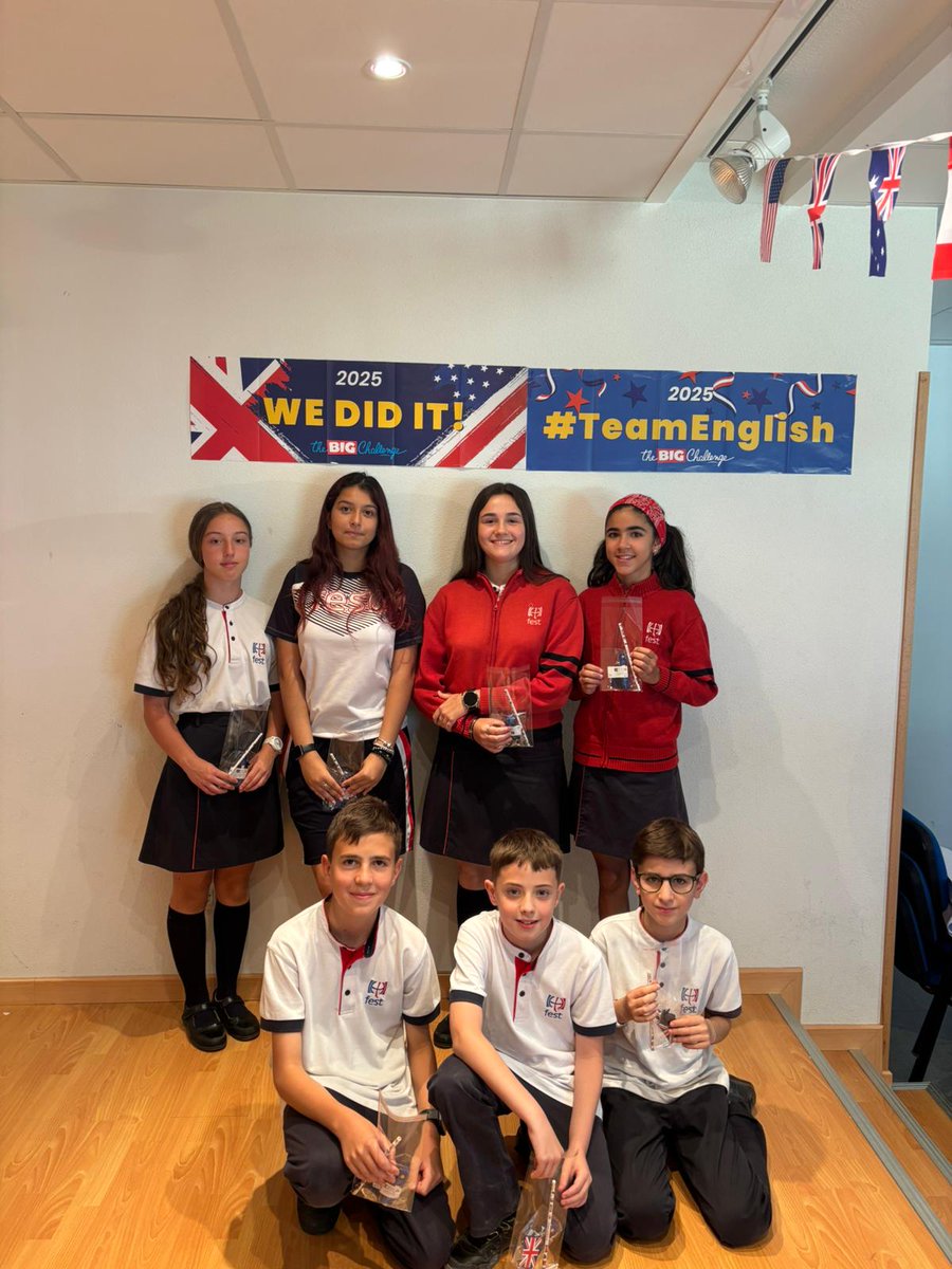 Hoy nuestros alumnos de 6° de primaria, 1°, 2°, 3° y 4° ESO han recibido los premios del concurso “The big challenge” ¡Gracias a todos por participar y enhorabuena a los premiados! We did it! #TeamEnglish #thebigchallenge #somosfest #centrosfest #trinitariossalamanca