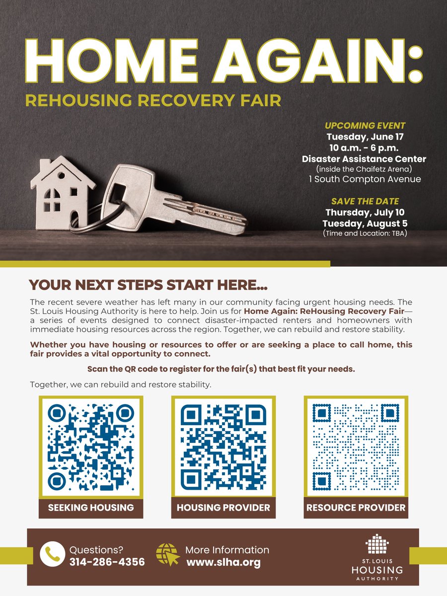 Need help registering for tomorrow's fair? Just scan the QR codes or click the links to get started—it’s quick and easy!
Seeking Housing:  forms.office.com/g/6v6maByHCk?o…

Housing Provider: forms.office.com/g/z4U7E2dRk2?o…

Resource Provider: forms.office.com/g/k73ys80Uz9?o…