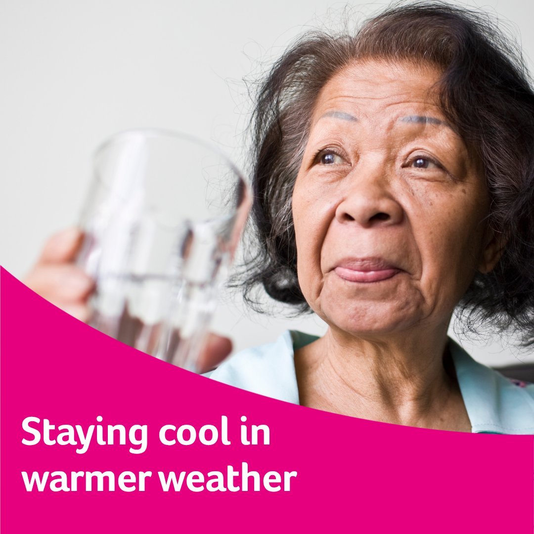 The UK is heating up this week! ☀️

Most of us look forward to the warmer weather, but it’s important for your older loved ones to be prepared as high temperatures can be dangerous to their health. Read our top tips for staying cool:
ageuk.org.uk/information-ad…