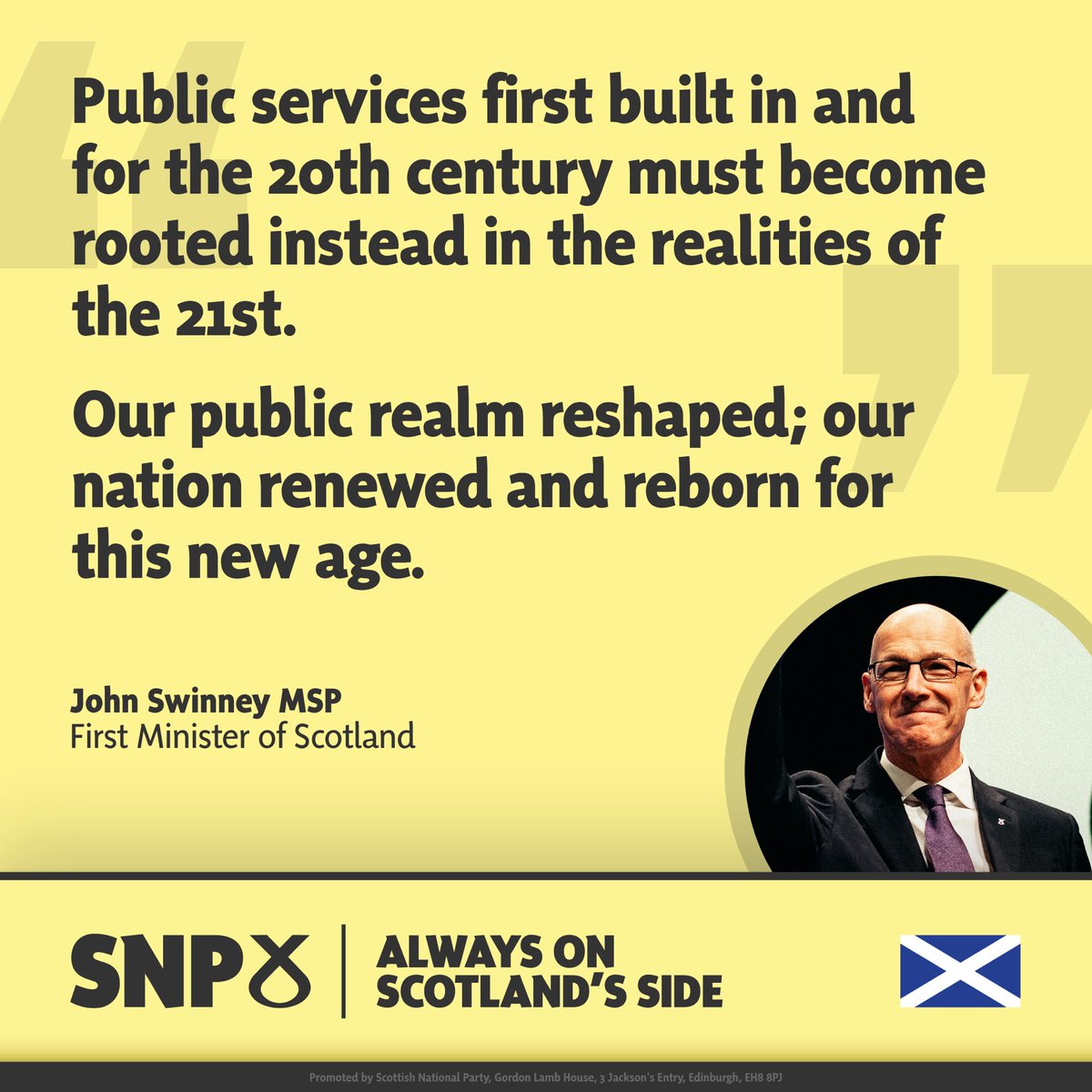 Scotland’s public services are essential - and we’re making them stronger.

Your SNP Government is improving services so they are easier to access and ready for the future. Here’s our plan.