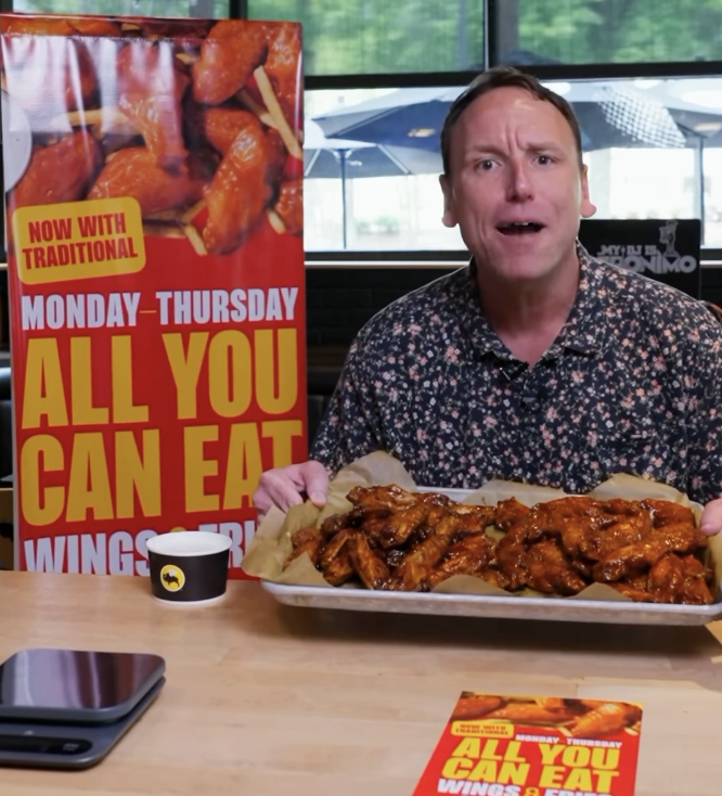 We know you'll be ready <a href="/joeyjaws/">Joey Chestnut</a> 🫡
