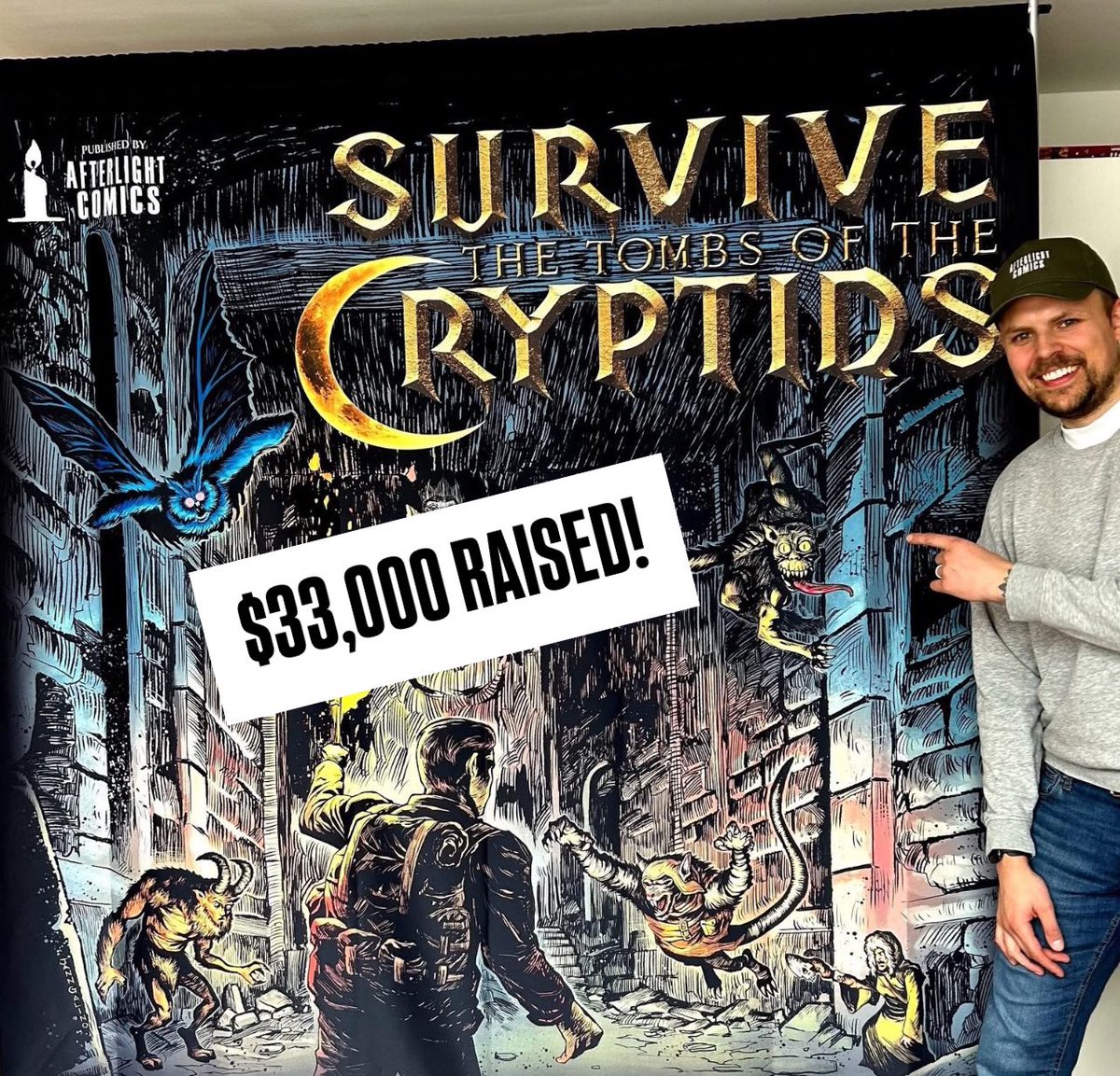 🎉 $33,000 RAISED! 🎉
Survive the Tombs of the Cryptids just passed a huge milestone, and it’s all thanks to YOU! 💀👣

From a cancelled campaign to a full-blown comeback, this journey has been WILD and we’re not done yet with ONE WEEK to go.