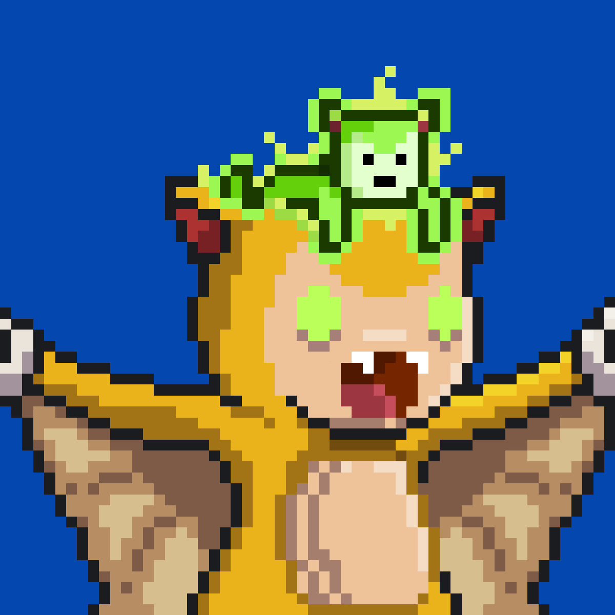 My 1st EVER minted Honorary will be <a href="/nightglyders/">NightGlyders</a> on ApeChain

Inspired by my Mutant's Golden Brown fur &amp; Zombie Eyes, the head trait based on my Flip Brim is also in the main collection

Mega Thread: Absolute legends with Honorarys is a preview of the art minting this week 🧵👇