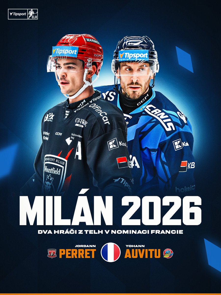 Tipsport extraliga (@telhcz) on Twitter photo Jordann Perret a Yohann Auvitu si za Francii 🇫🇷 zahrají na olympiádě! Ve skupině je čeká zápas proti českému týmu. 🔥
Gratulujeme a hodně štěstí. ✊
#TELH | #telhvrepre Jordann Perret a Yohann Auvitu si za Francii 🇫🇷 zahrají na olympiádě! Ve skupině je čeká zápas proti českému týmu. 🔥
Gratulujeme a hodně štěstí. ✊
#TELH | #telhvrepre
