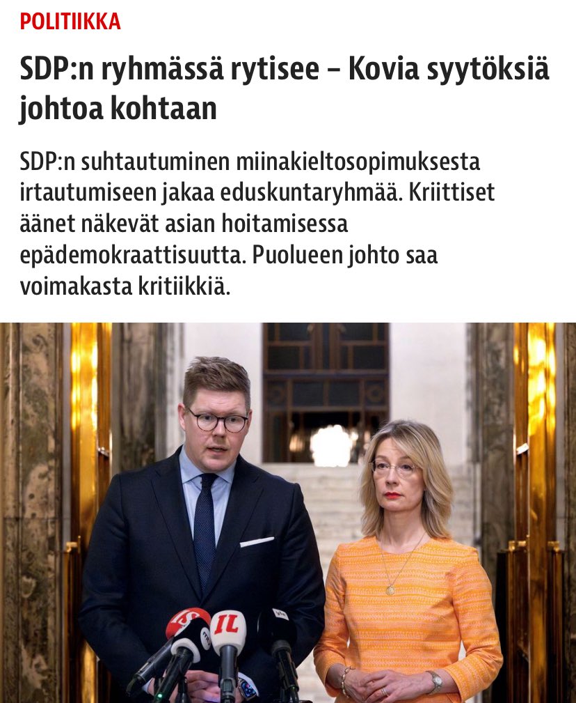 📢 Yllätyitkö, että demarit ovat taas kriisissä, kun kyse on isänmaan puolustuksesta? Ei kannata olla. Tämä on taattua demarilaatua.

🔙 1930-luku – Ennen Talvisotaa:

– Vastustivat asevarustelua
– Jarruttivat ilmatorjuntaa
– Pelkäsivät “militarismia”
– Liputtivat