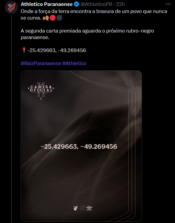 Boa <a href="/AthleticoPR/">Athletico Paranaense</a> 👏