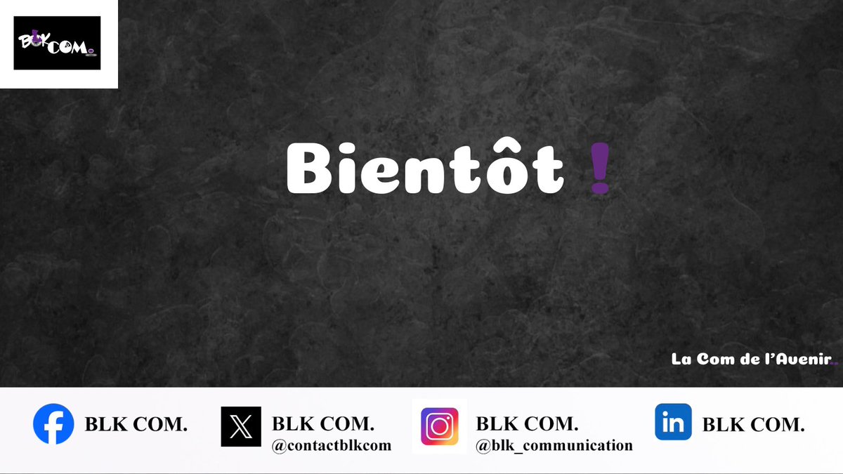 Agenceblkcom's tweet photo. « Dans la communication, le plus compliqué n'est ni le message, ni la technique, mais le récepteur. » 
Dominique Wolton

𝐁𝐢𝐞𝐧𝐭ô𝐭…🙏🏿

#BLKCOM.
#LaComdelAvenir https://t.co/IYVrfELN71