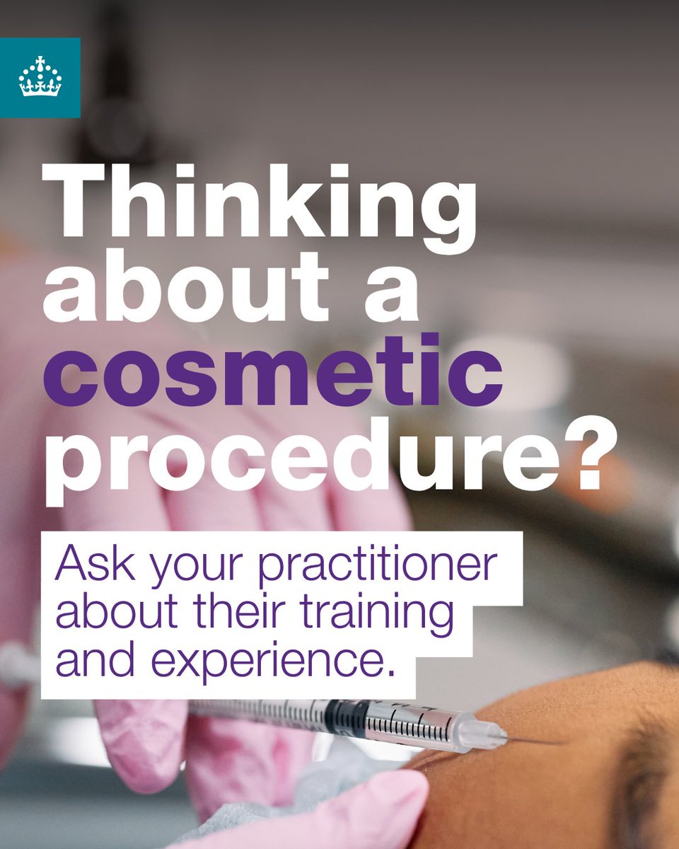 It can be difficult to choose the right person to deliver your cosmetic treatment.
 
Visit the NHS website for guidance on selecting someone safe and capable nhs.uk/tests-and-trea…