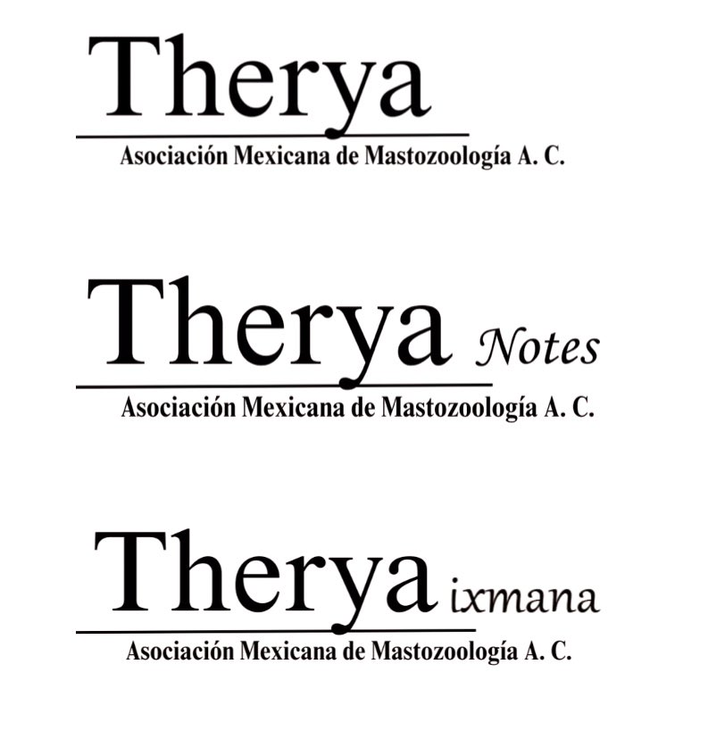 Hoy estrenamos plataformas de nuestras tres revistas. Les invitamos a visitarlas y enviar sus contribuciones:
Therya: therya.mastozoologiamexicana.com
Therya Notes: theryanotes.mastozoologiamexicana.com
Therya ixmana: theryaixmana.mastozoologiamexicana.com