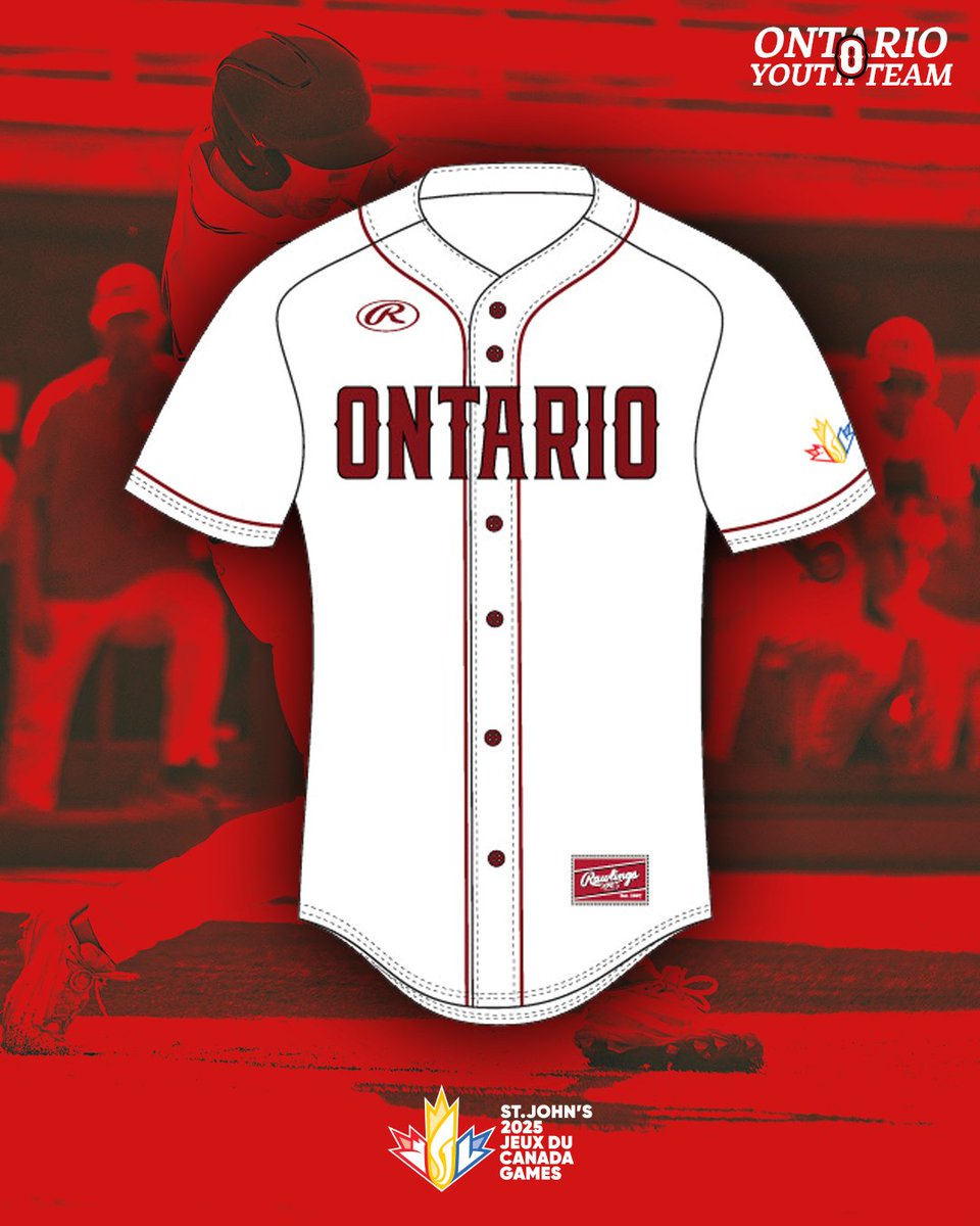 Baseball Ontario (@baseballontario) on Twitter photo Ontario Youth Team Unveils 2025 <a href="/2025canadagames/">2025 Jeux du Canada Games</a> Jerseys!
Our <a href="/RawlingsSports/">Rawlings Baseball</a> red and white jerseys will be in action during the 2025 Canada Summer Games in St. John's, August 10-16!
#BaseballsGotItAll Ontario Youth Team Unveils 2025 <a href="/2025canadagames/">2025 Jeux du Canada Games</a> Jerseys!
Our <a href="/RawlingsSports/">Rawlings Baseball</a> red and white jerseys will be in action during the 2025 Canada Summer Games in St. John's, August 10-16!
#BaseballsGotItAll